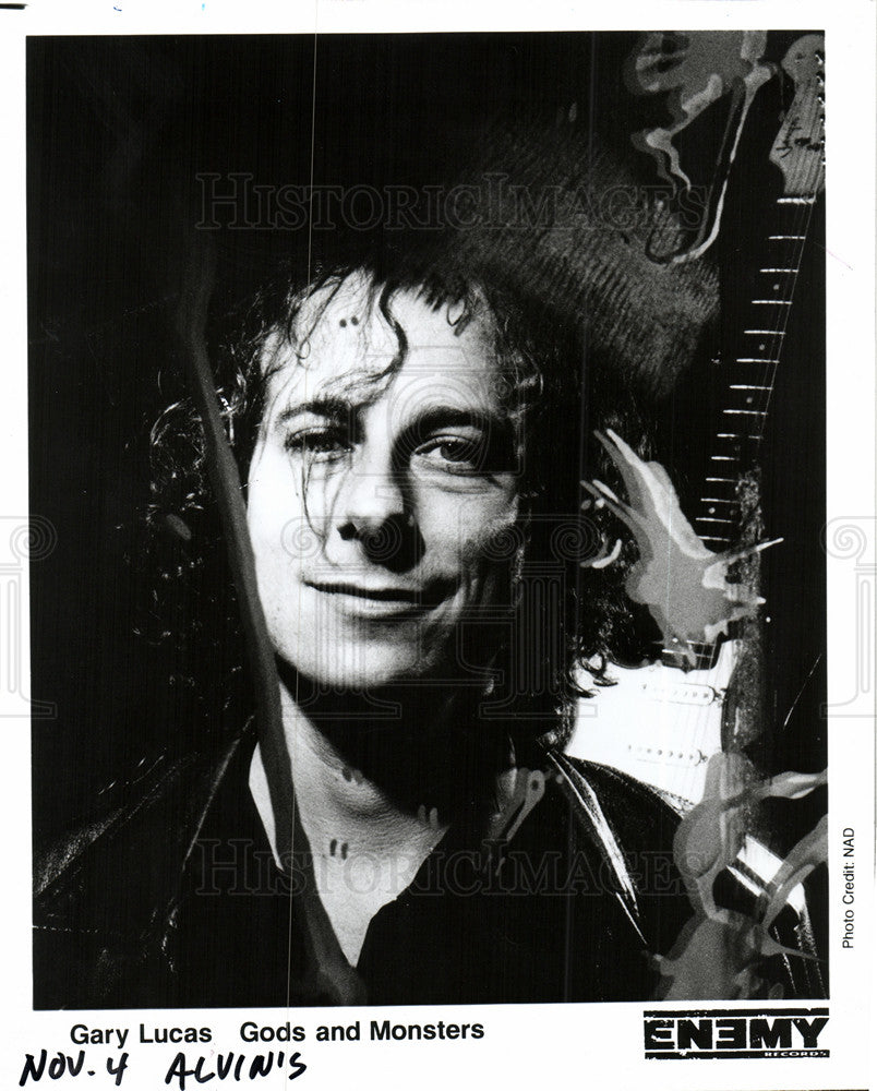 1992 Press Photo Gary Lucas Guitarist - Historic Images