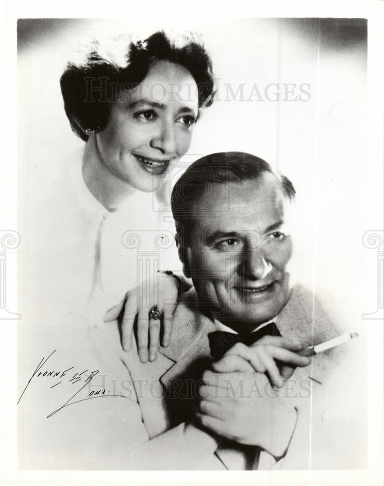 1959 Press Photo Pierre Luboshutz and Genia Nemenoff - Historic Images