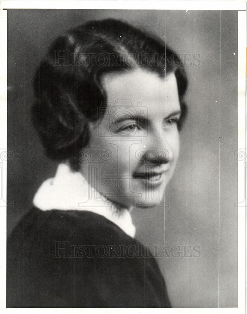 1935 Press Photo Eleanor Wilson American author - Historic Images