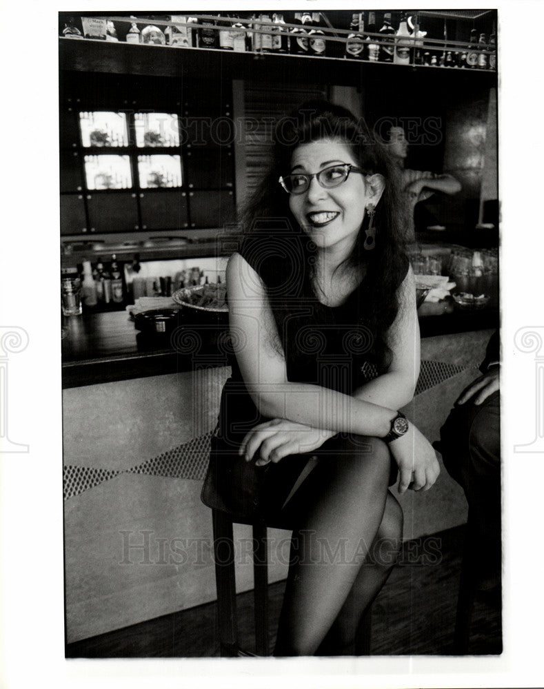 1991 Press Photo Marcy Hedy lynn Filmwriter - Historic Images