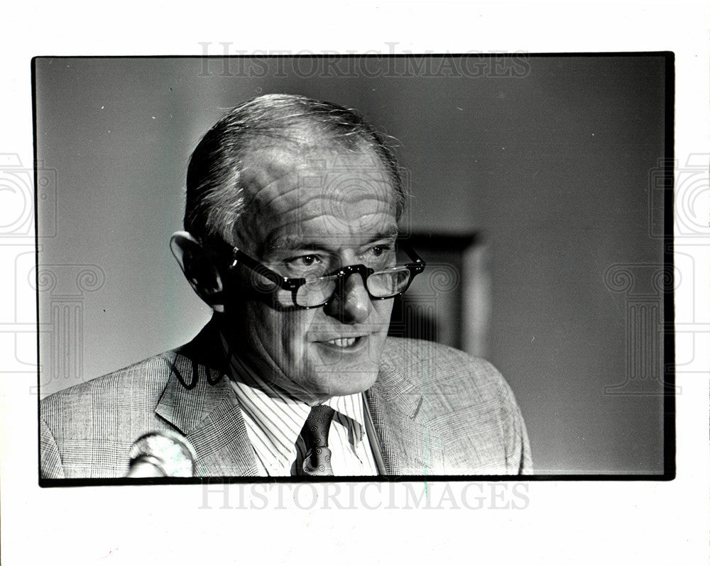 1986 Press Photo Robert McBride Great Lakes Steel - Historic Images