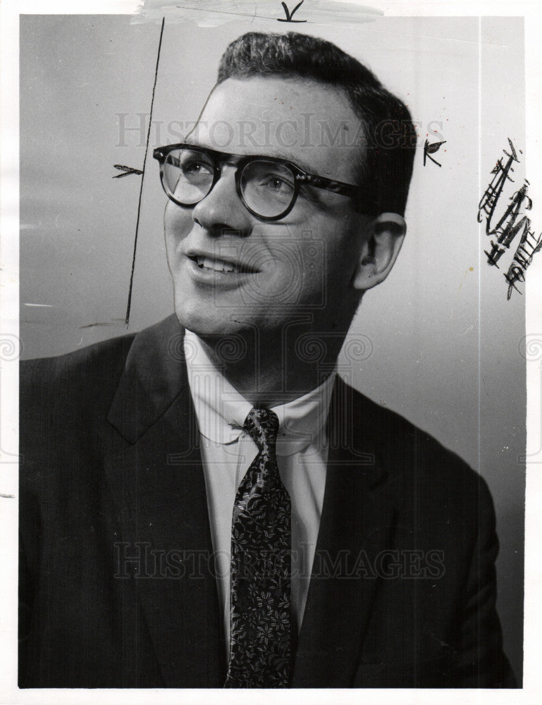 1959 Press Photo Bob McBride, vocalist, Lighthouse - Historic Images