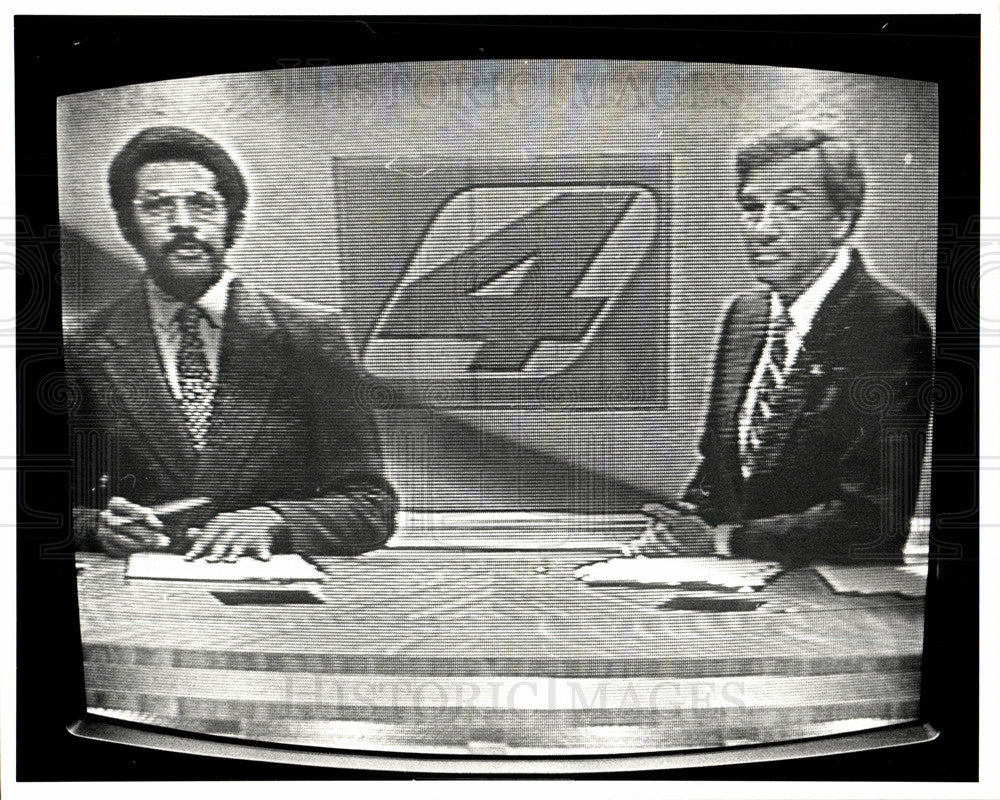 Press Photo Detroit News Channel 4 Broadcast - Historic Images