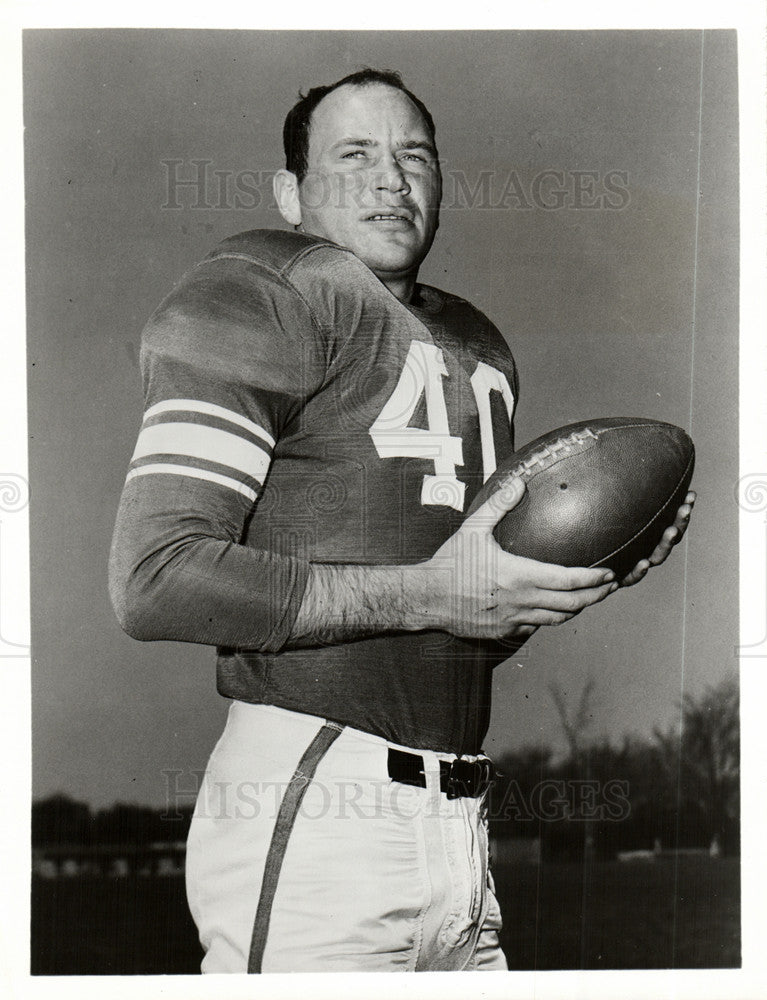 1952 Press Photo Don McAuliffe Michigan State Aggies - Historic Images