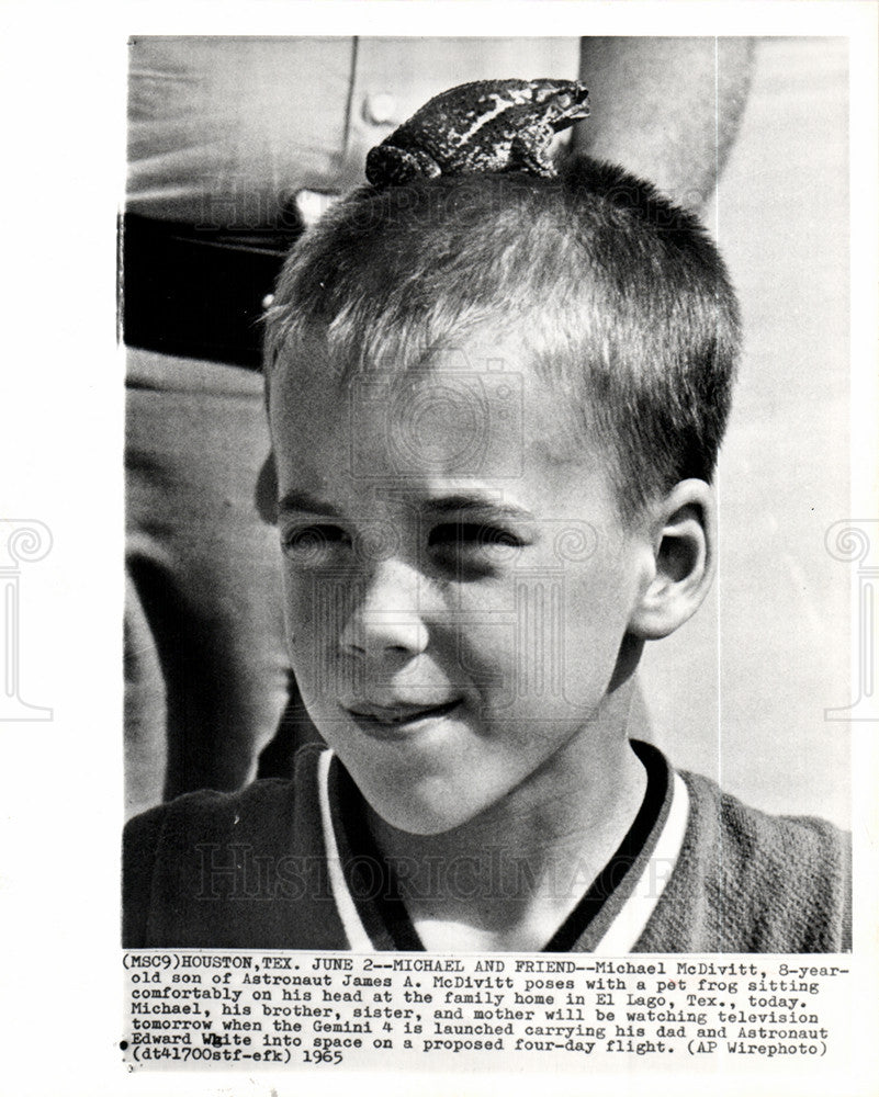 1965 Press Photo James Alton McDivitt NASA astronaut - Historic Images