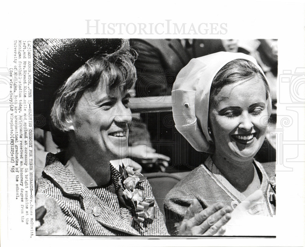 1965 Press Photo Jandes Mcdivitt Edward White Michigan - Historic Images