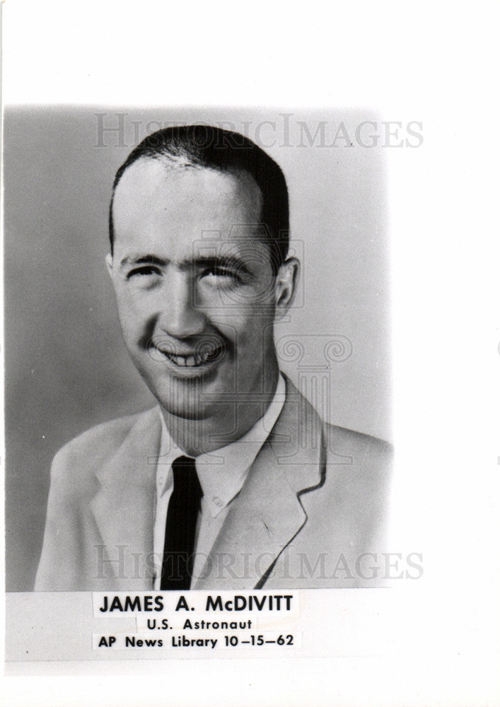 1962 Press Photo James McDivitt NASA astronaut engineer - Historic Images