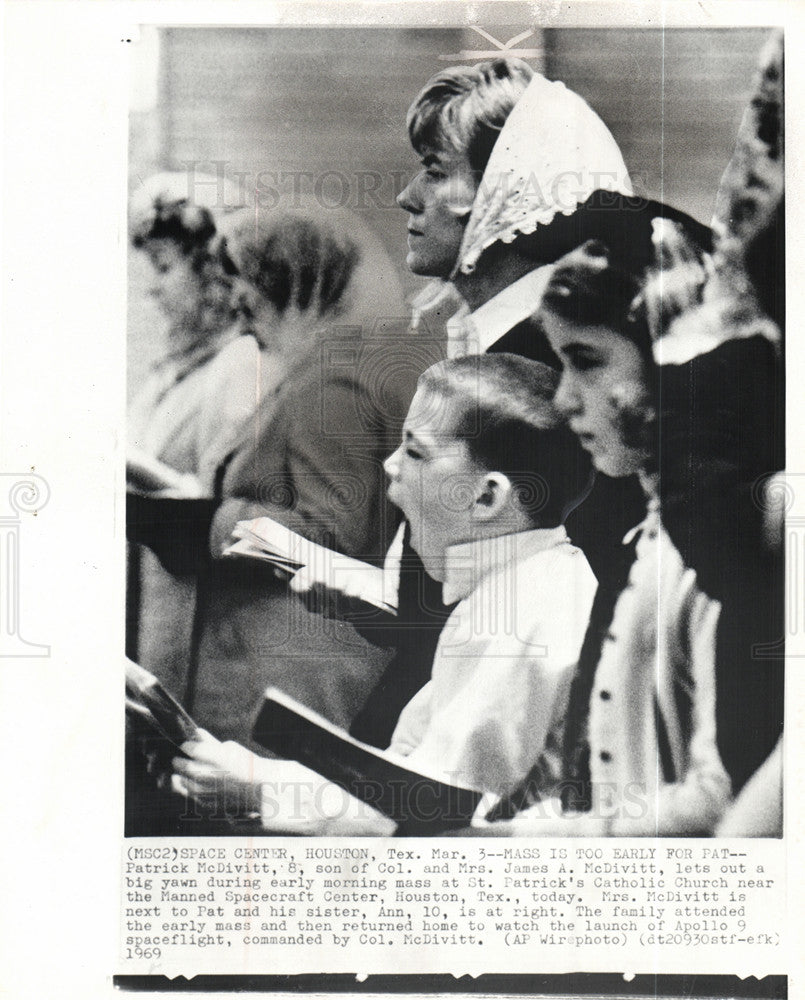 1969 Press Photo James McDivitt Astronaut Apollo 9 - Historic Images