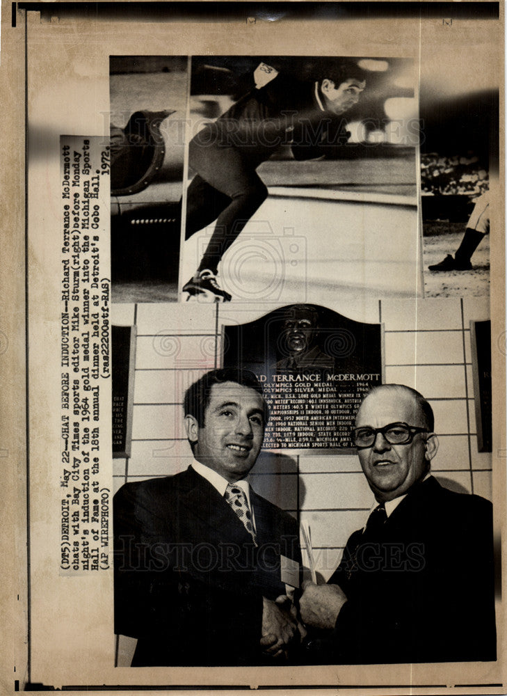 1972 Press Photo Richard McDermott Sturm Michigan Hall - Historic Images