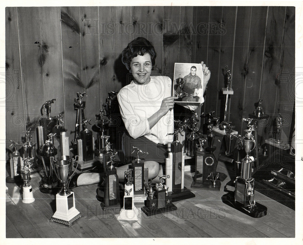 1964 Press Photo TERRY'S Wife, Virginia - Historic Images