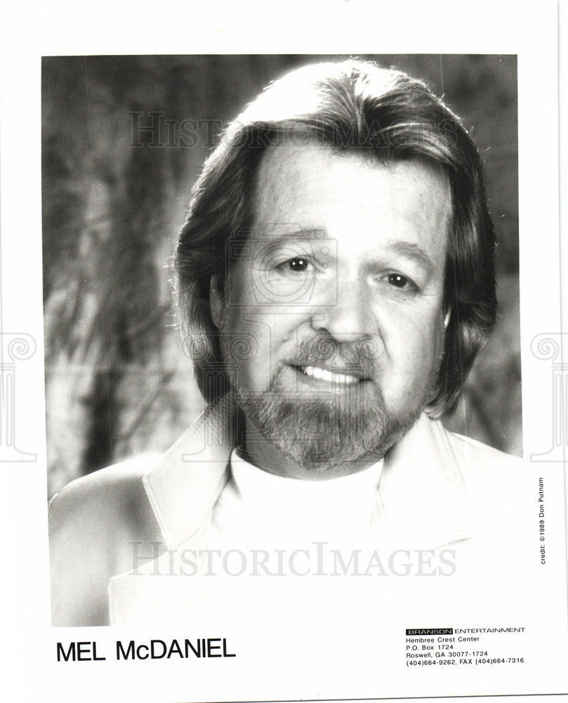 1993 Press Photo Mel McDaniel American music artist. - Historic Images