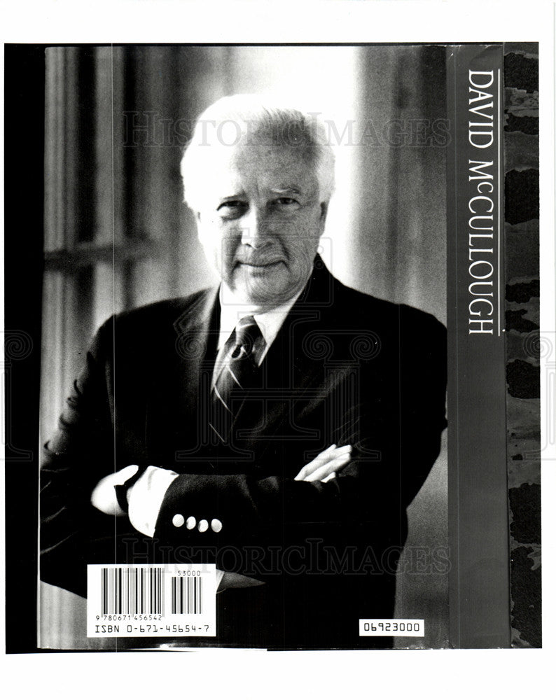 1992 Press Photo David McCullough author historian book - Historic Images