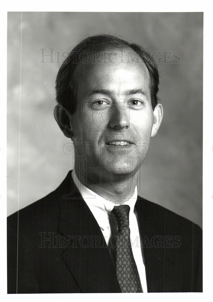 1990 Press Photo Michael McCuish treasurer SH&amp;G - Historic Images