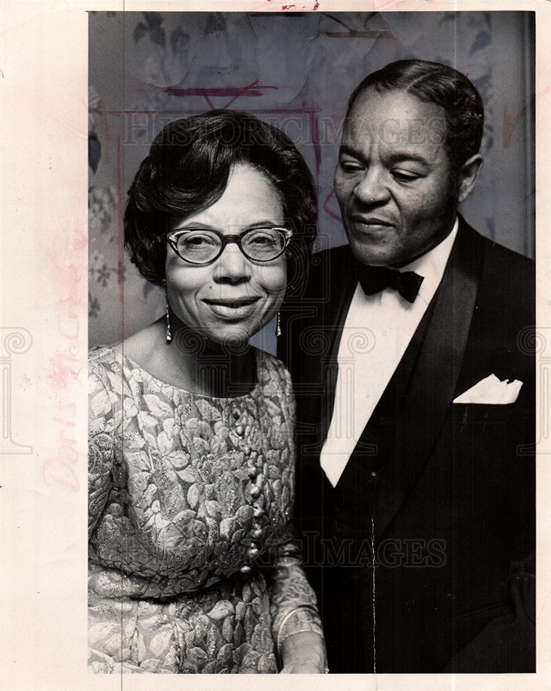 1970 Press Photo Judge and Doris Wade McCree - Historic Images