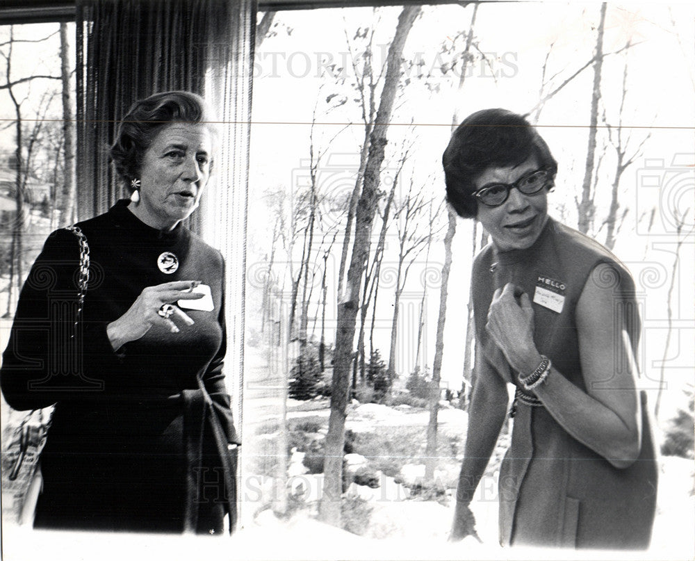 1970 Press Photo Dores McCree Detroit  Judges wives - Historic Images