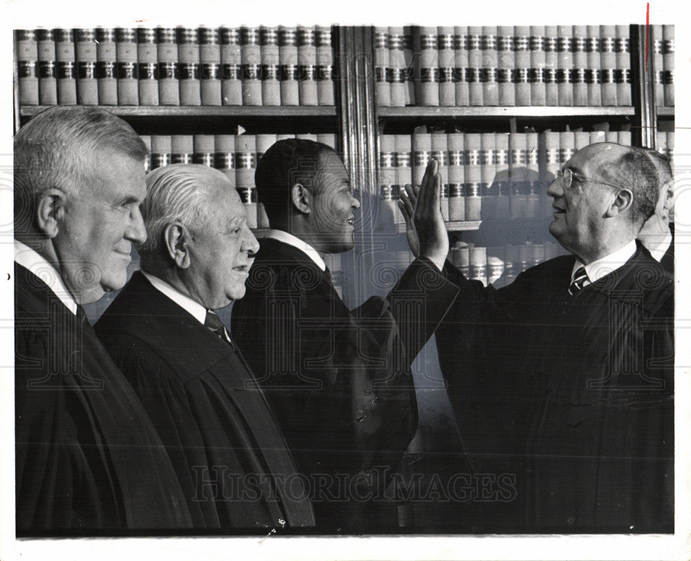 1961 Press Photo James B. Parson Black Federal Judge - Historic Images