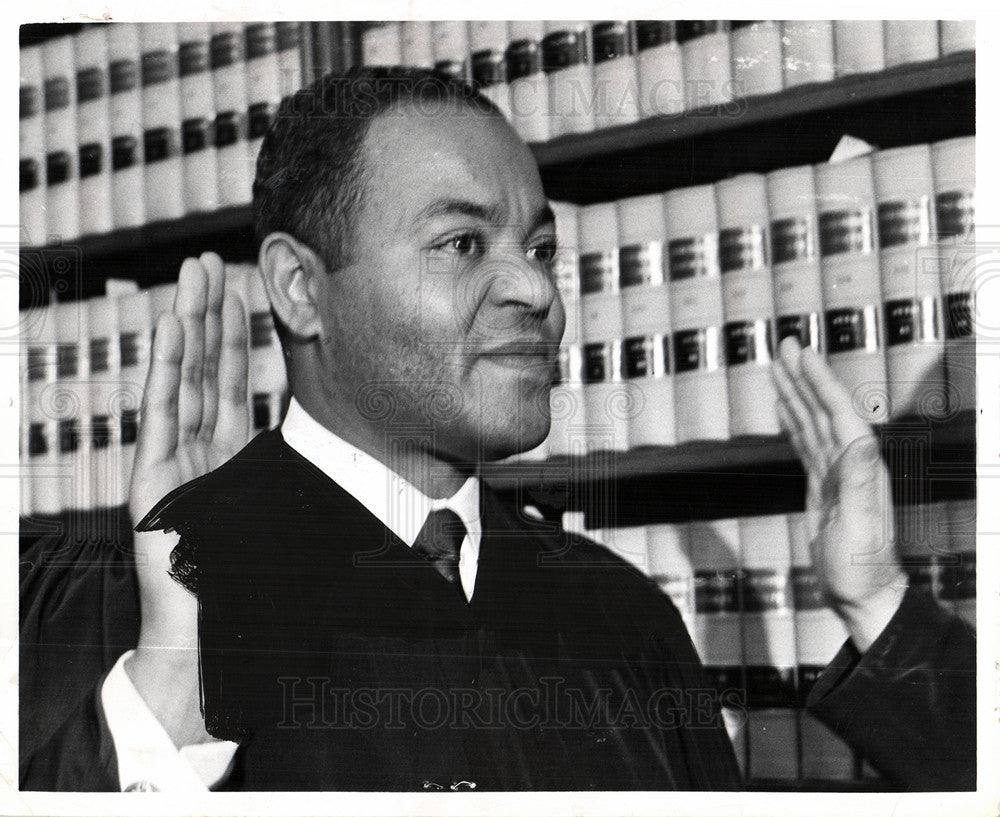 1967 Press Photo Wade H. McCree Jr. Federal Judge - Historic Images