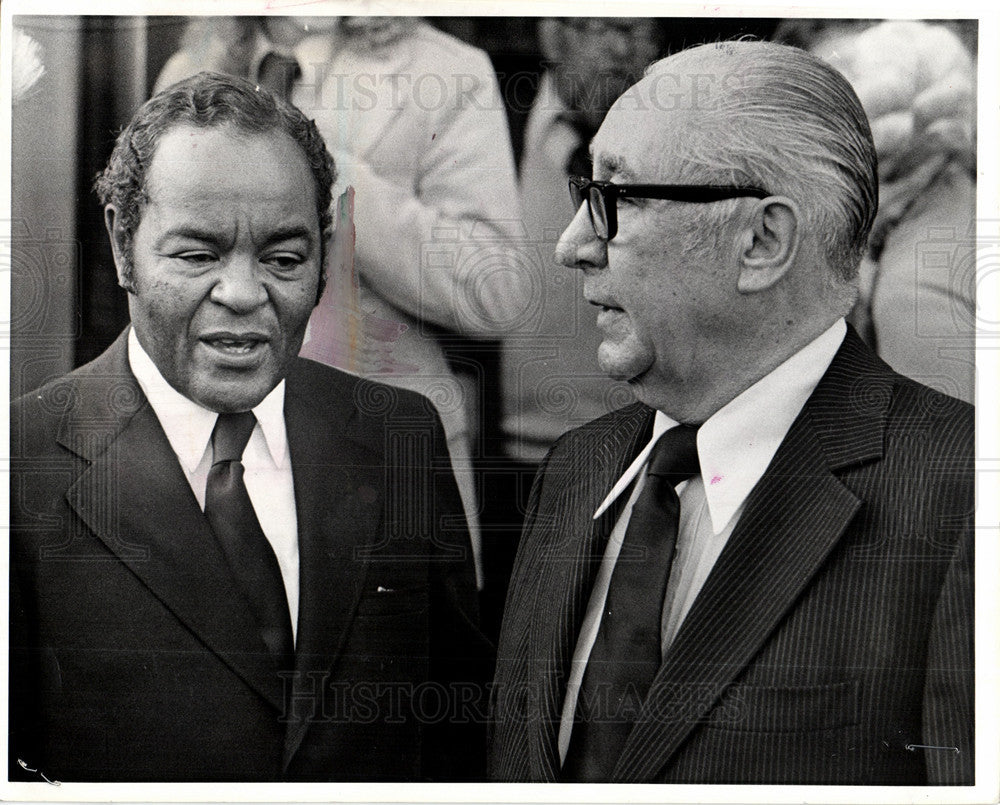 1977 Press Photo Judge Wade McCree Detroit 6th Appeals - Historic Images