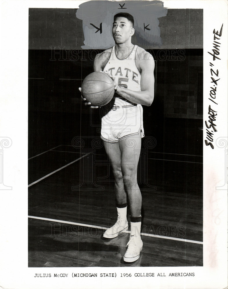 1956 Press Photo Julius McCoy,1956 college all American - Historic Images