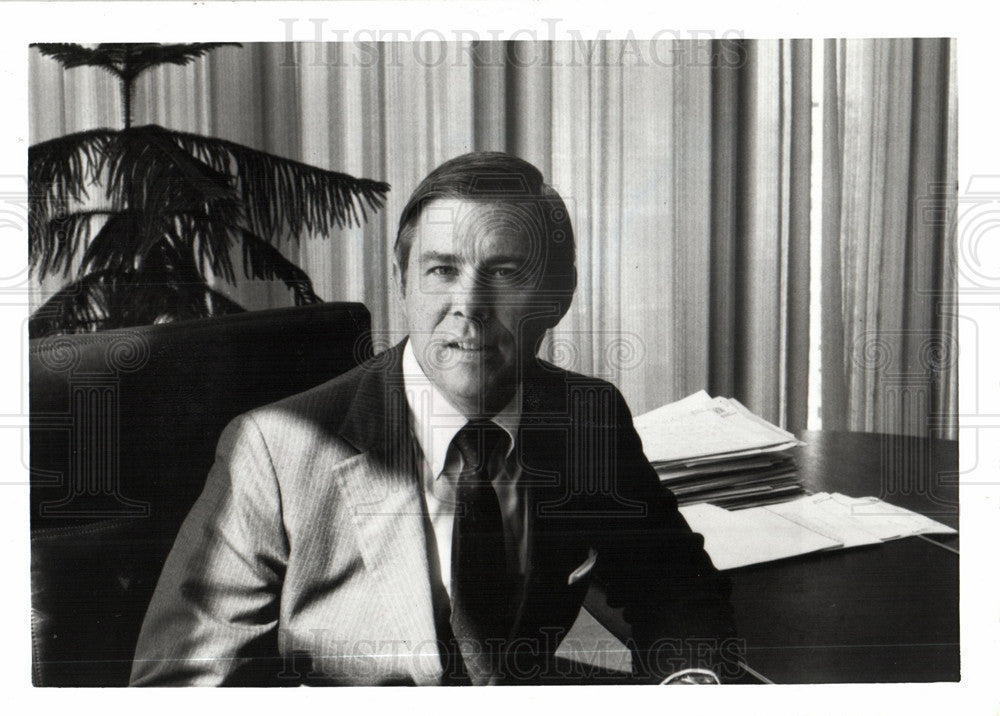 1985 Press Photo William McCormick businessman. - Historic Images