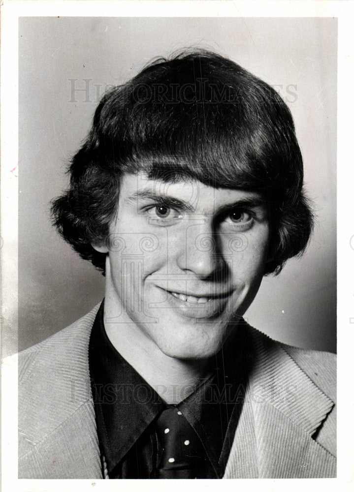 1980 Press Photo Tim McCormick Track Michigan College - Historic Images