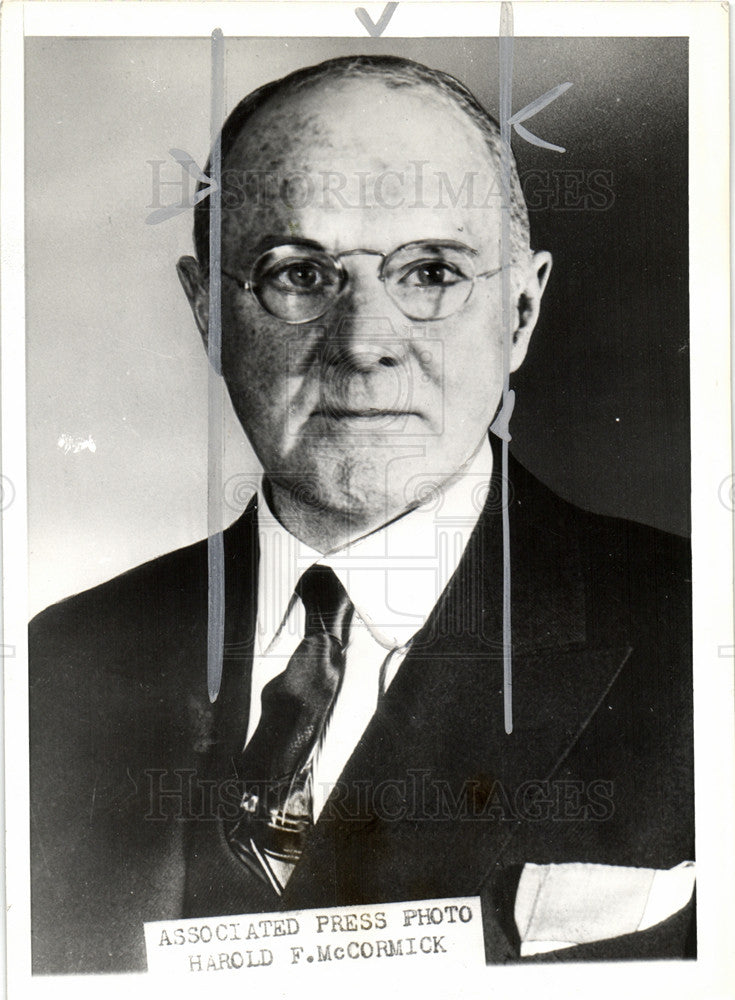 1934 Press Photo Harold chairman Harvester Company - Historic Images