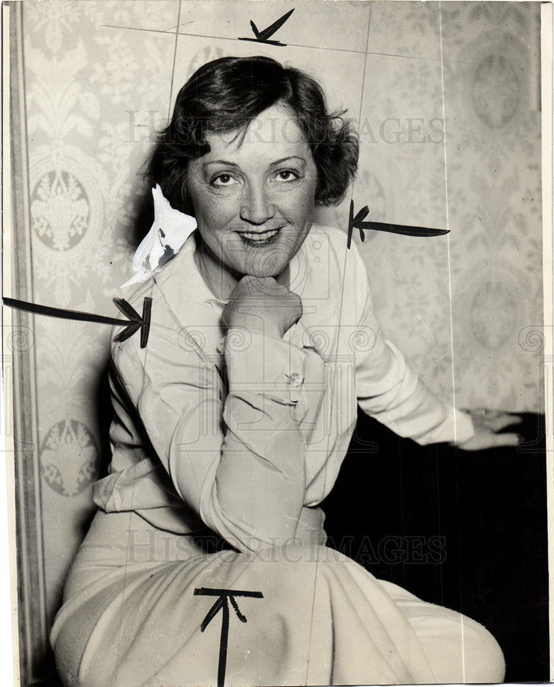 1933 Press Photo Mary McCormic Operatic Soprano - Historic Images
