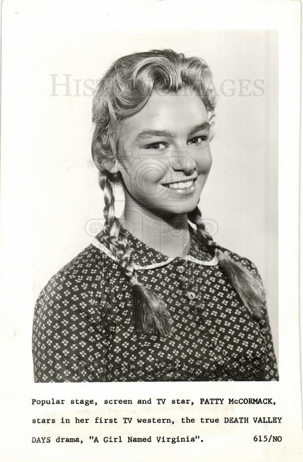 1960 Patty Mccormack Western Tv Actress Historic Images