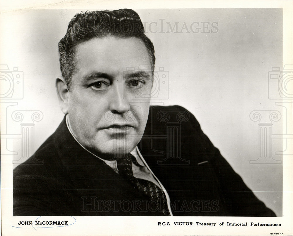 1951 Press Photo John McCormack RCA VICTOR - Historic Images