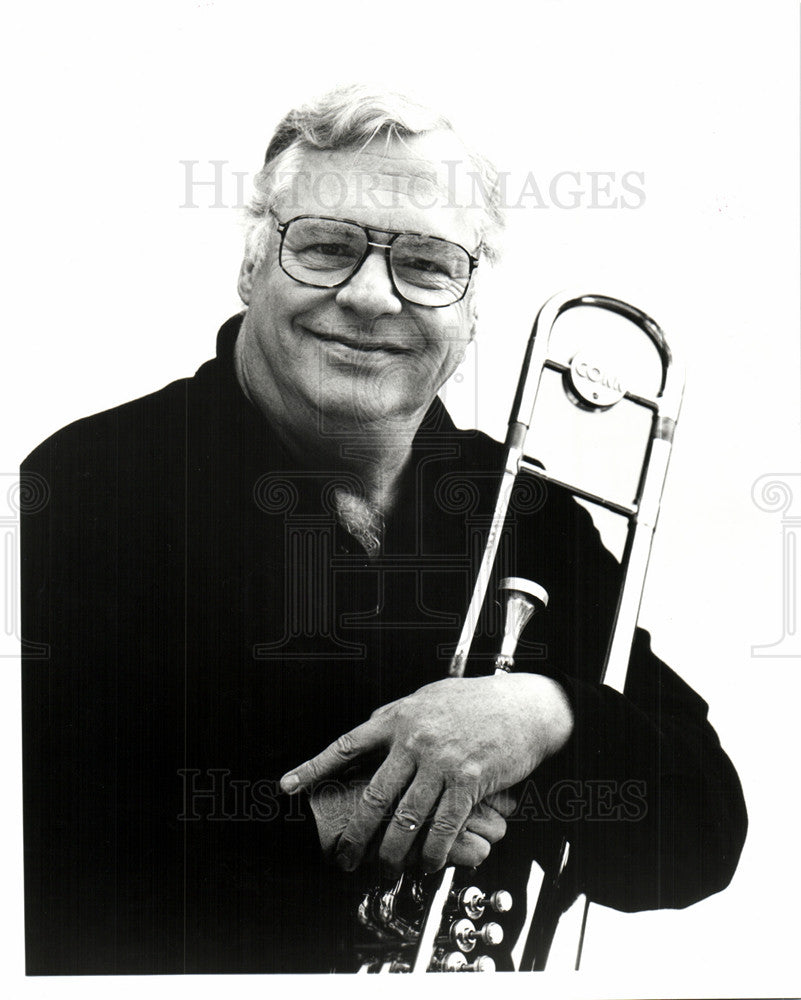 1994 Press Photo Rob McConnell Canadian trombonist - Historic Images