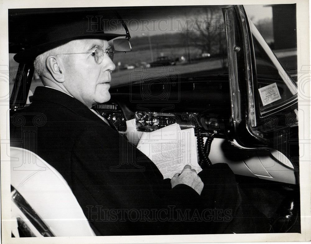 1959 Press Photo John a McCone Atomic Enery Commission - Historic Images