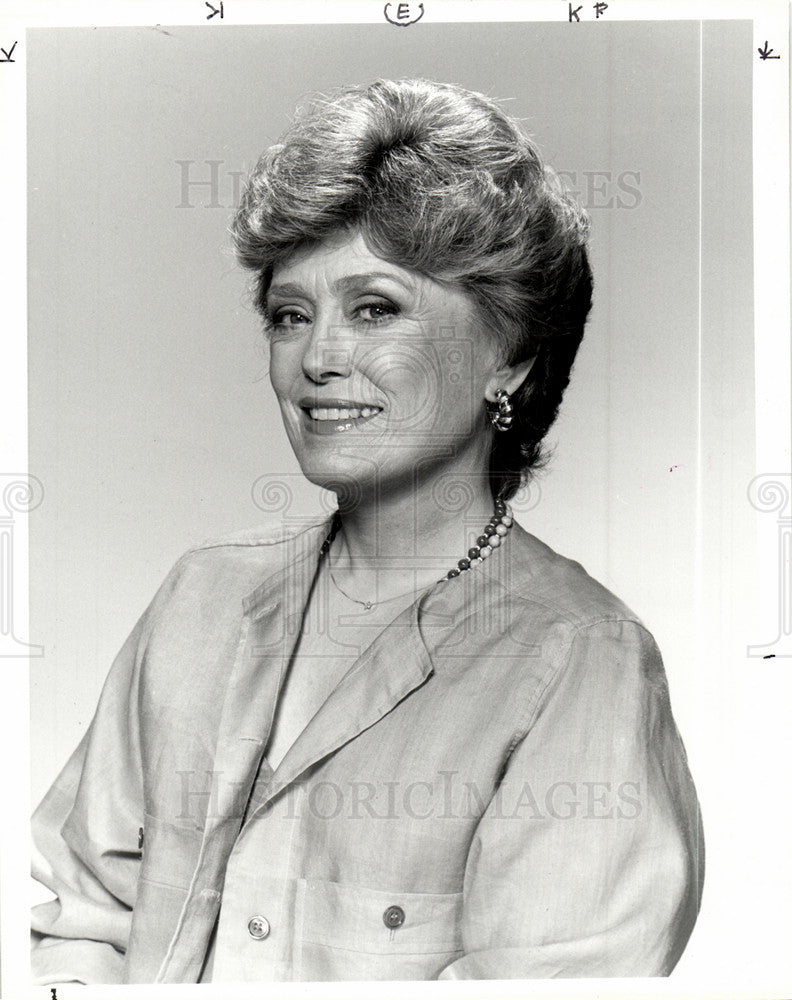 1985 Press Photo Rue McClanahan actress comedian author - Historic Images