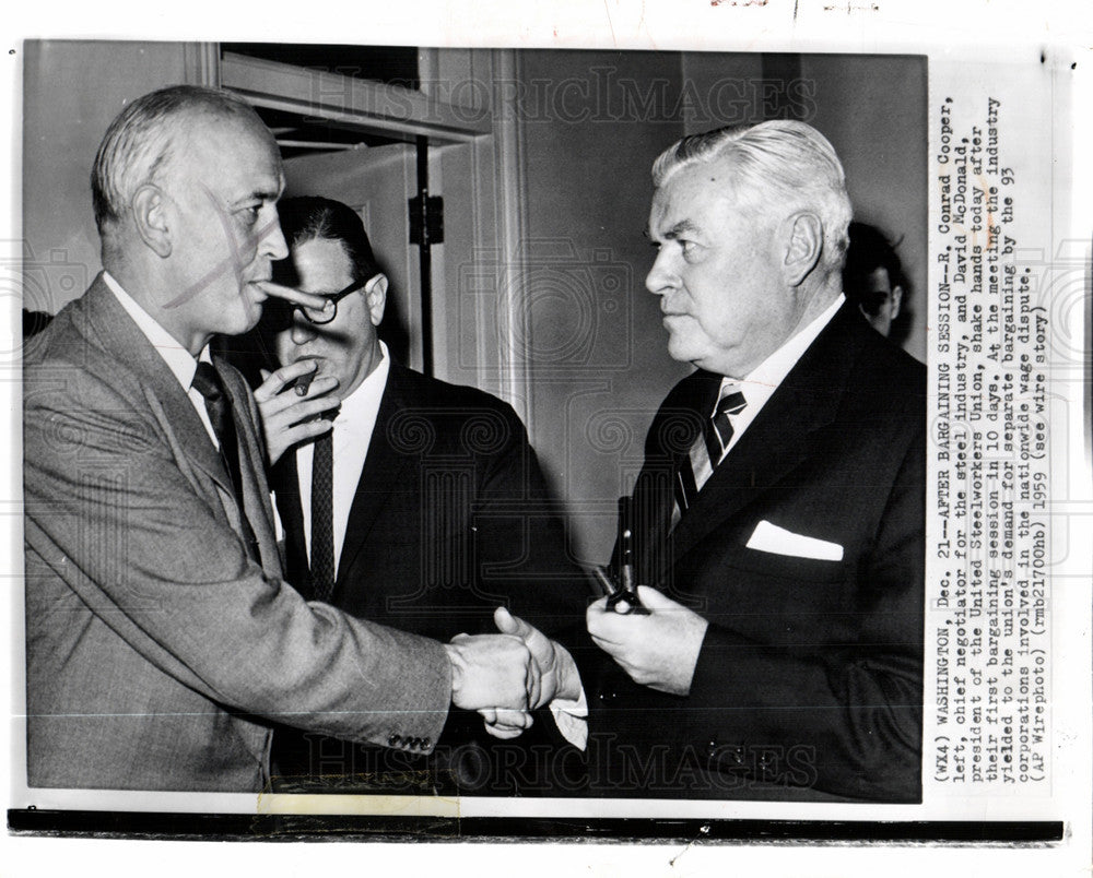 1959 Press Photo Conrad Cooper - Historic Images