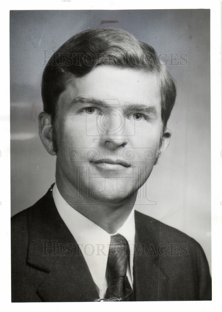 1973 Press Photo Gerald MacDonald National Bank Detroit - Historic Images