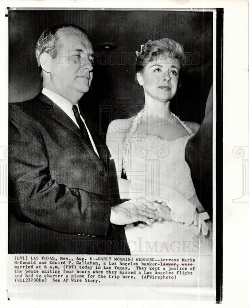 1962 Press Photo Edward P.Callahan Banker Lawyer - Historic Images