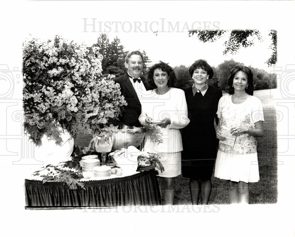 1991 Press Photo Meadow Brook Hall Party - Historic Images