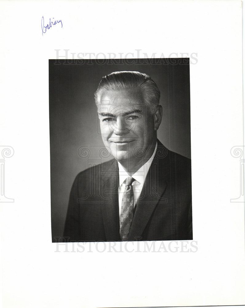 1967 Press Photo Ray McDonald Burroughs president - Historic Images
