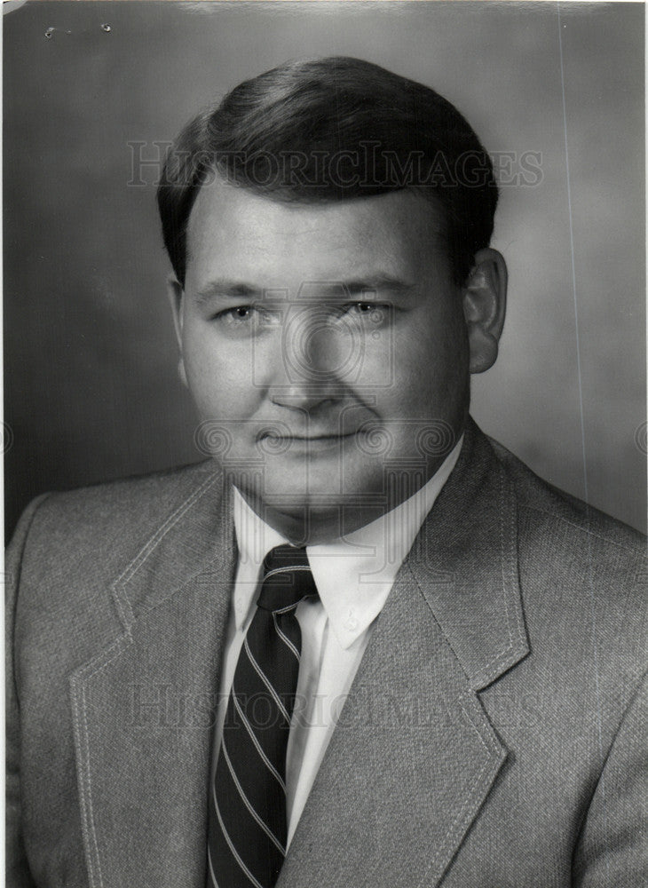 Press Photo Michigan MacDonald State Senate - Historic Images