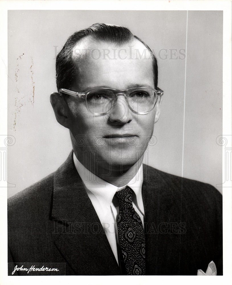 1954 Press Photo James F.McDonnell Ainsworth President - Historic Images