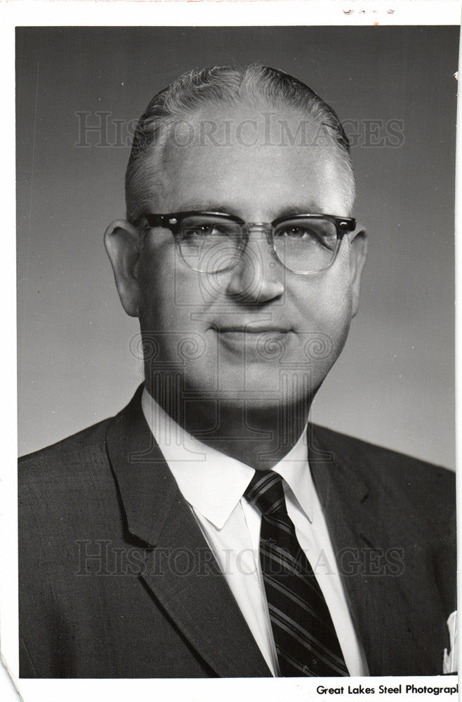 1961 Press Photo W.D. MacDonnell Great Lakes Steel - Historic Images