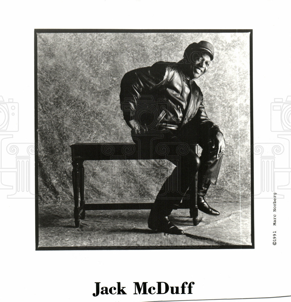 1991 Press Photo Jack McDuff jazz organist bandleader - Historic Images
