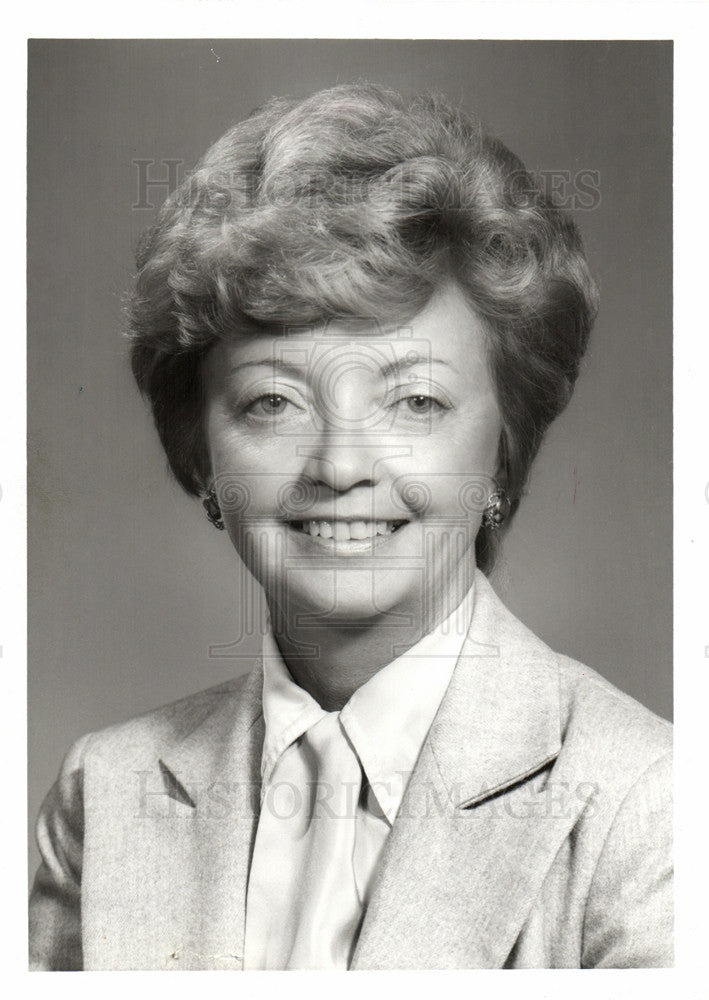 1980 Press Photo Doris McElmurry Public relations Mich - Historic Images