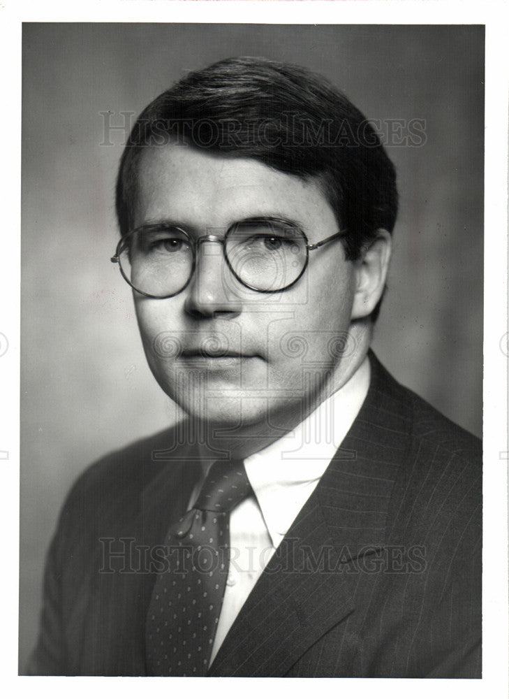1987 Press Photo Martin McElroy Principal Consultant PA - Historic Images