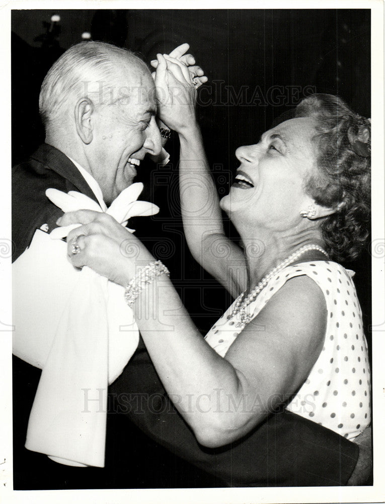 1959 Press Photo POLITICS PARTYS NEIL McELROY DEFENSE - Historic Images