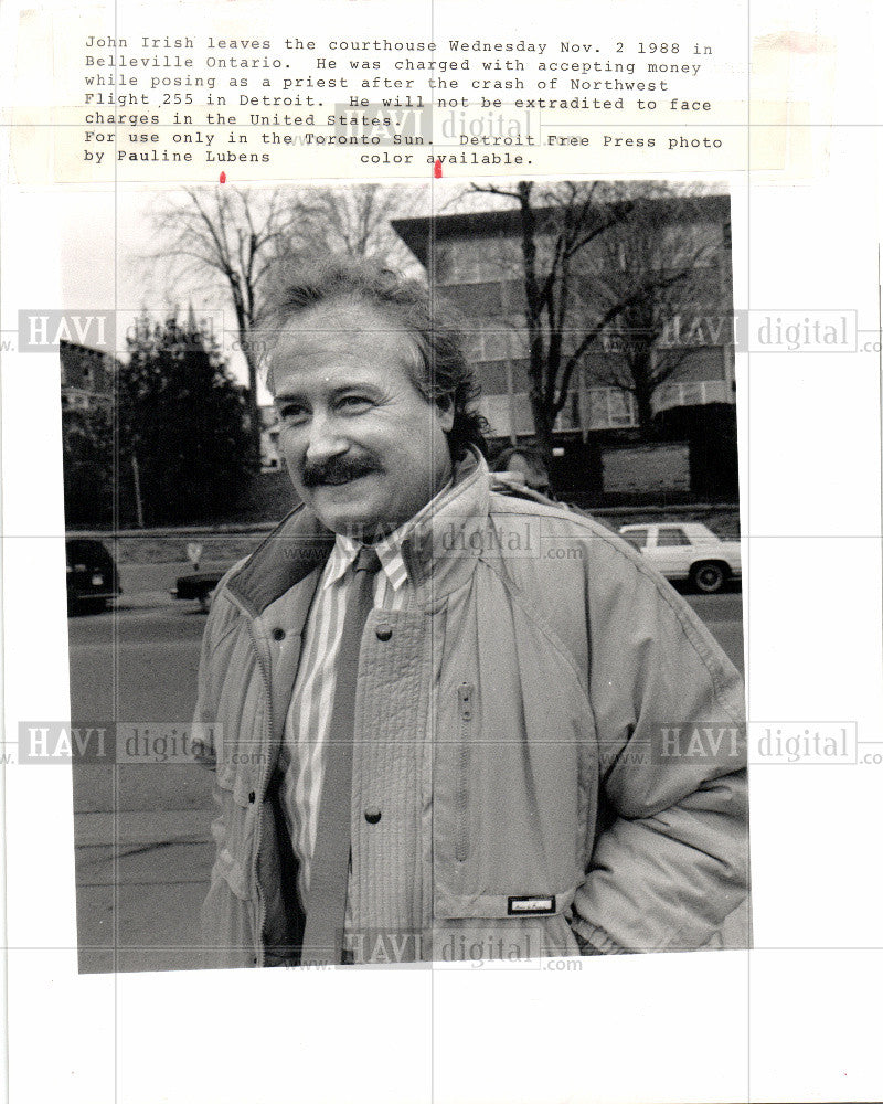 1989 Press Photo John Irish courthouse - Historic Images