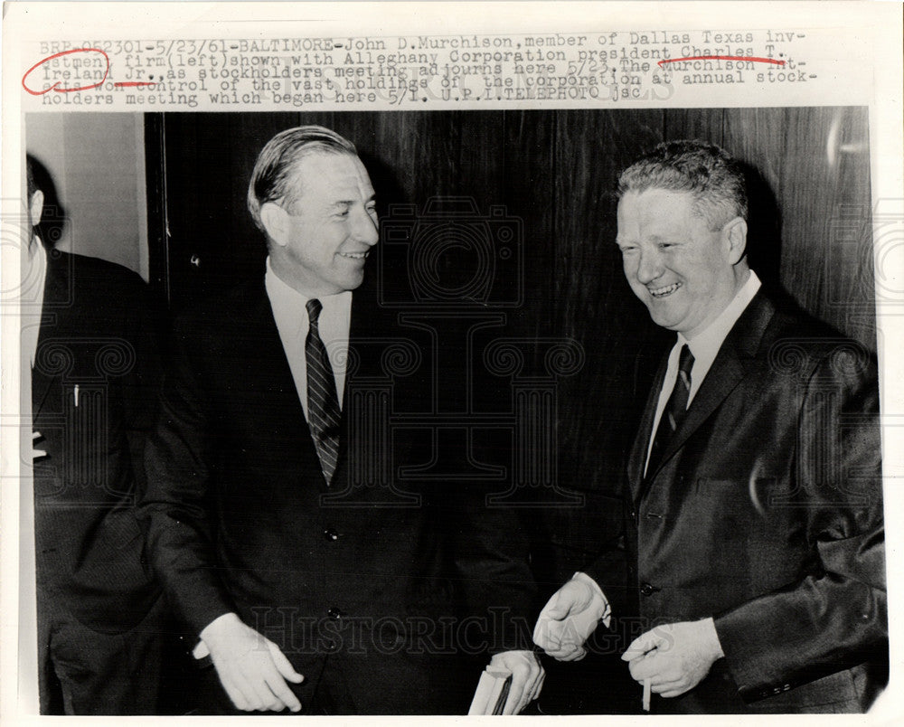 1961 Press Photo Charles T. Ireland Jr., Murchison - Historic Images