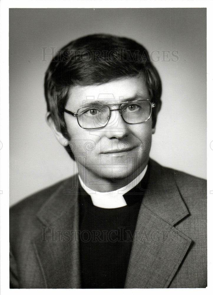 1974 Press Photo Richard Ingalls rector Mariners Church - Historic Images