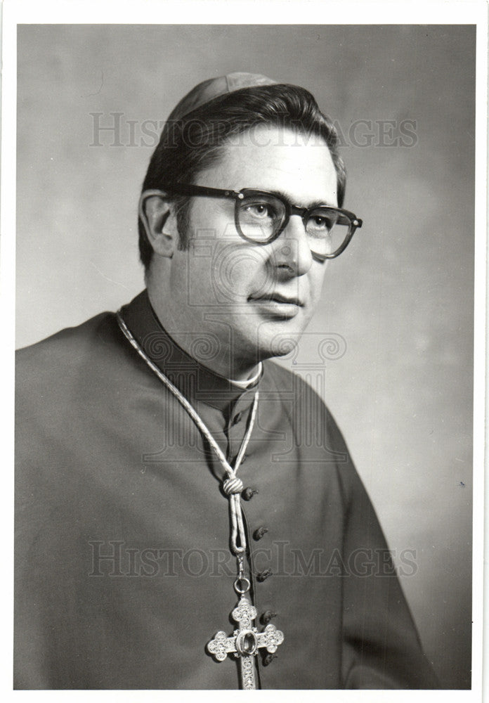 Press Photo Bishop Joseph Imesch clergyman - Historic Images