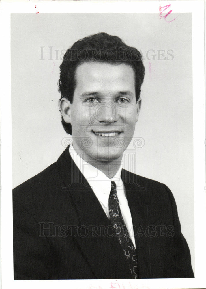 1990 Press Photo Christopher Ilitch VP Little Caesar - Historic Images