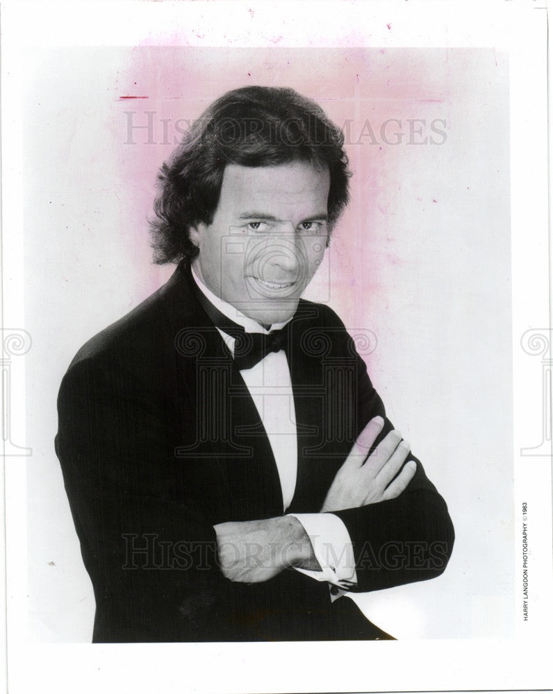 1986 Press Photo Julio Iglesias singer song writer - Historic Images